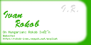 ivan rokob business card